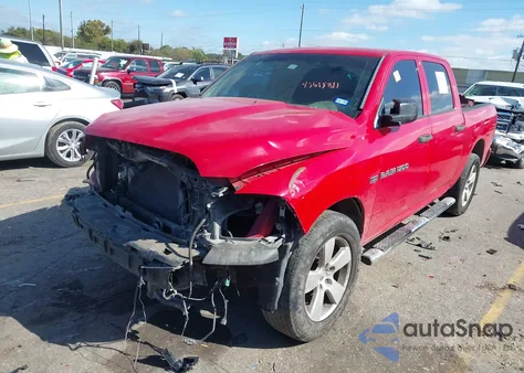 2012 Ram 1500 St из США, поврежденный, VIN 1C6RD6KT3CS181777